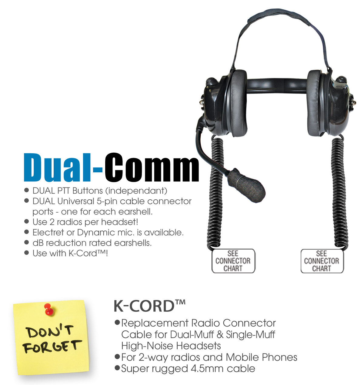 Titan Dual Comm High-Noise Headset